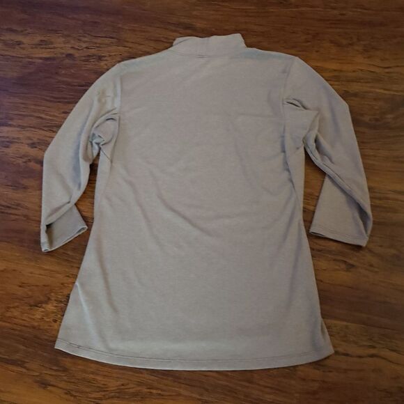 NWOT Arcteryx Tan Women's Chic 3/4 Sleeve Warm Wool Blend Athletic Top Size XS - Picture 5 of 5